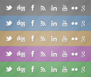 Simple & Social Icon Set (GPL)