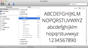 Mac Font Book