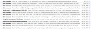 RSS Feed Items Without Titles