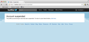 Account Suspended
