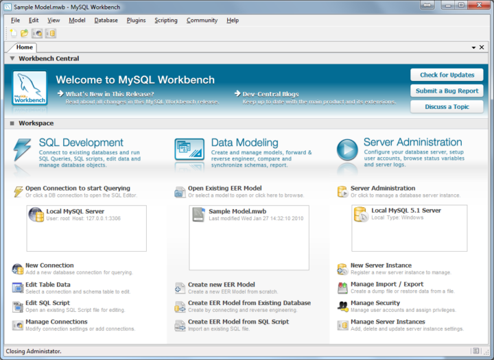 MySQL Workbench