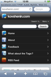 WordPress iPhone wpTouch