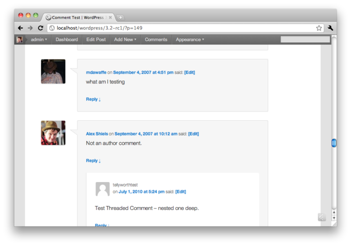 Comments
