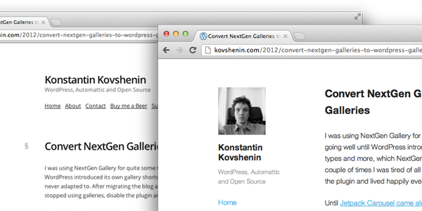 Konstantin Redesigned Konstantin Redesigned