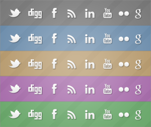 Simple & Social Icon Set (GPL)