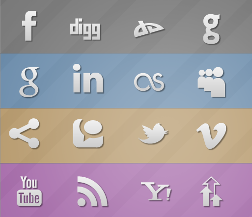 Simple & Social GPL Icons