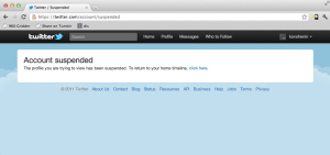 Account Suspended