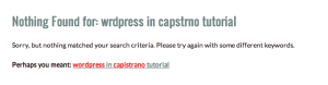 WordPress and Sphinx Search