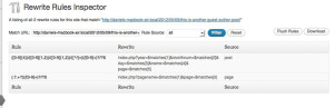 Rewrite Rules Inspector