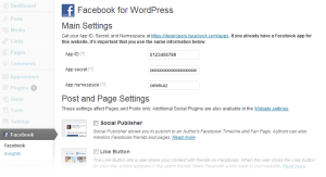 Facebook for WordPress
