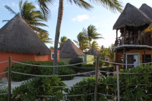 Huts in Playa del Carmen