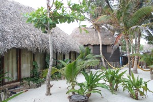 Huts in Tulum