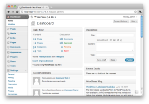 New Admin Layout