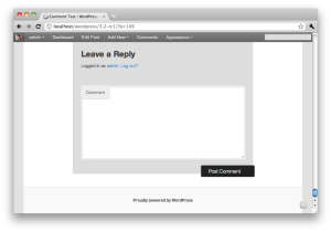 Comment Form