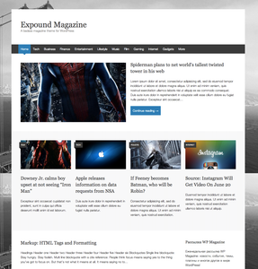 Expound Magazine Theme for WordPress